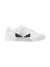 Fendi Bag Bug Low-top Sneakers In B White+nero