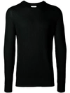 Ami Alexandre Mattiussi Crew Neck Sweater In Black