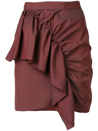Isabel Marant Étoile Nely Mini Skirt - Red In Red