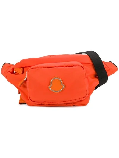 Moncler Felicie Bum Bag In Orange