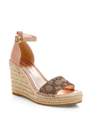 coach espadrilles wedge