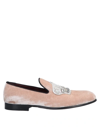 Dolce & Gabbana Loafers In Beige