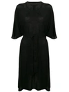 Rick Owens Drkshdw Belted T In Black