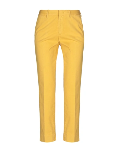 Pt01 Casual Pants In Ocher