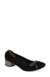 Amalfi By Rangoni Roncade Bow Pump In Black Suede