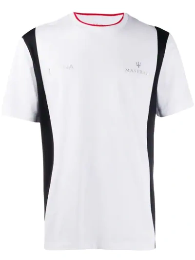 Z Zegna X Maserati T-shirt In White,black