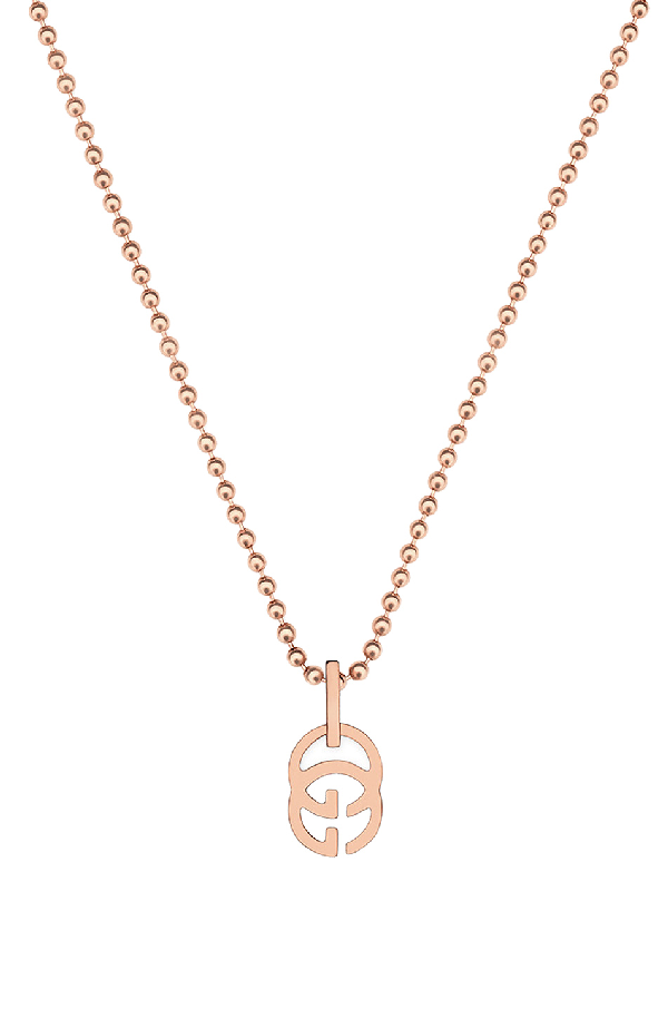 Gucci 18k Yellow Gold Running G Necklace, 17.71" In Metallics ModeSens