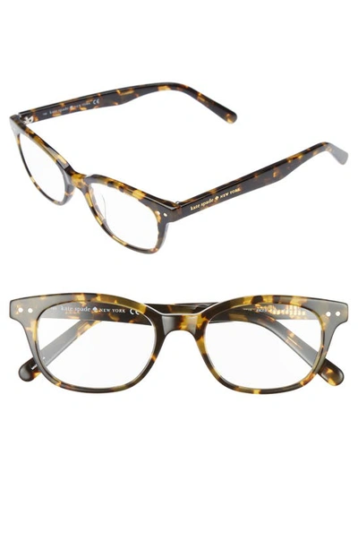 Kate Spade Rebecca 49mm Reading Glasses - Tokyo Tortoise In Brown Pattern