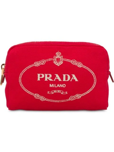 Prada Cosmetic Pouch - Red