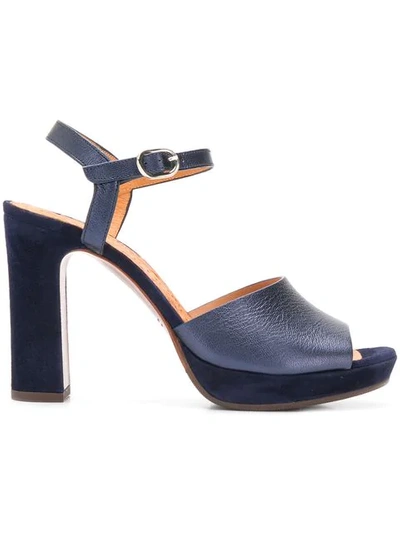 Chie Mihara Casette Sandals In Blue