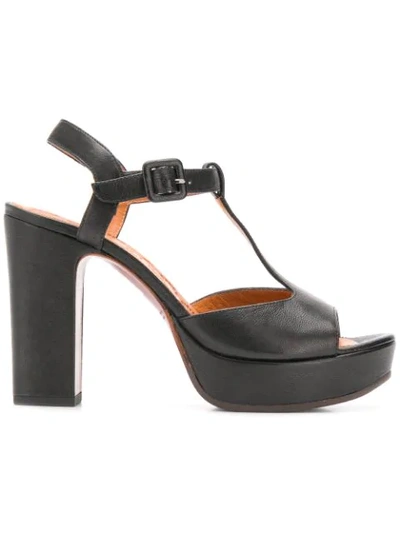 Chie Mihara Favia Platform Sandals In Black