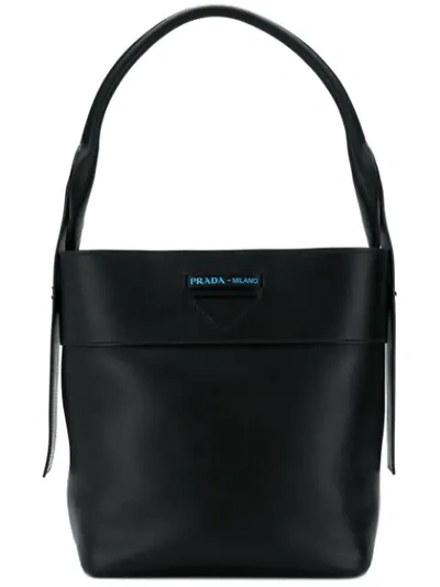 Prada Margit Shoulder Bag In Black