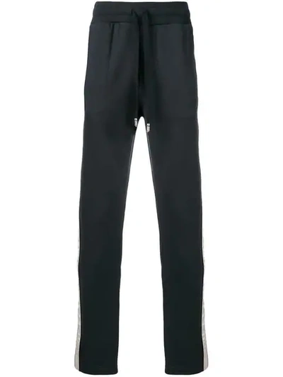 Dolce & Gabbana Side Stripe Track Pants In Blue