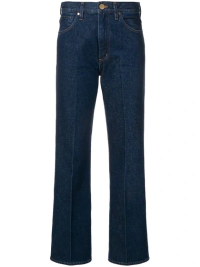 Goldsign Straight Fit Trousers In Blue