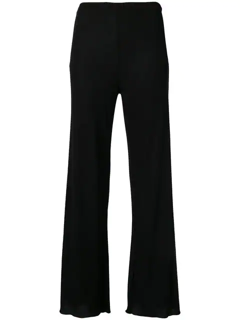 Pre-Owned Jean Paul Gaultier Vintage 1990's Flared Trousers In Black ...