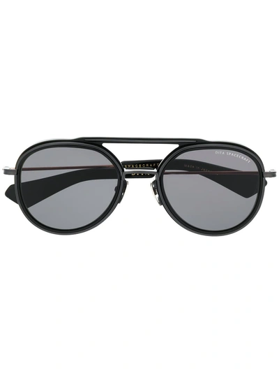 Dita Eyewear Spacecraft Pilot-frame Sunglasses In Black