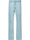 Prada Vintage Denim Jeans In Blue