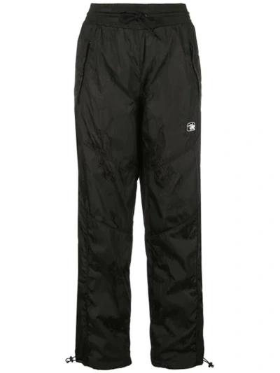 Alexander Wang High Waisted Track Trousers In Black