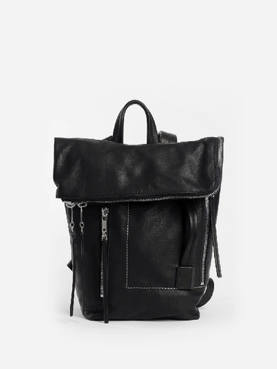 Rick Owens Woman Duffle Textured-leather Backpack Black