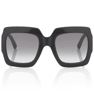 Gucci Square Sunglasses In Black