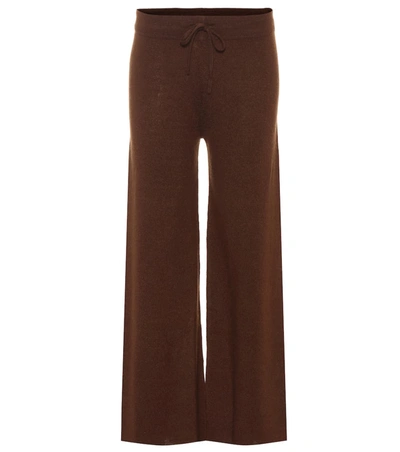 Ryan Roche Cashmere Pants In Brown