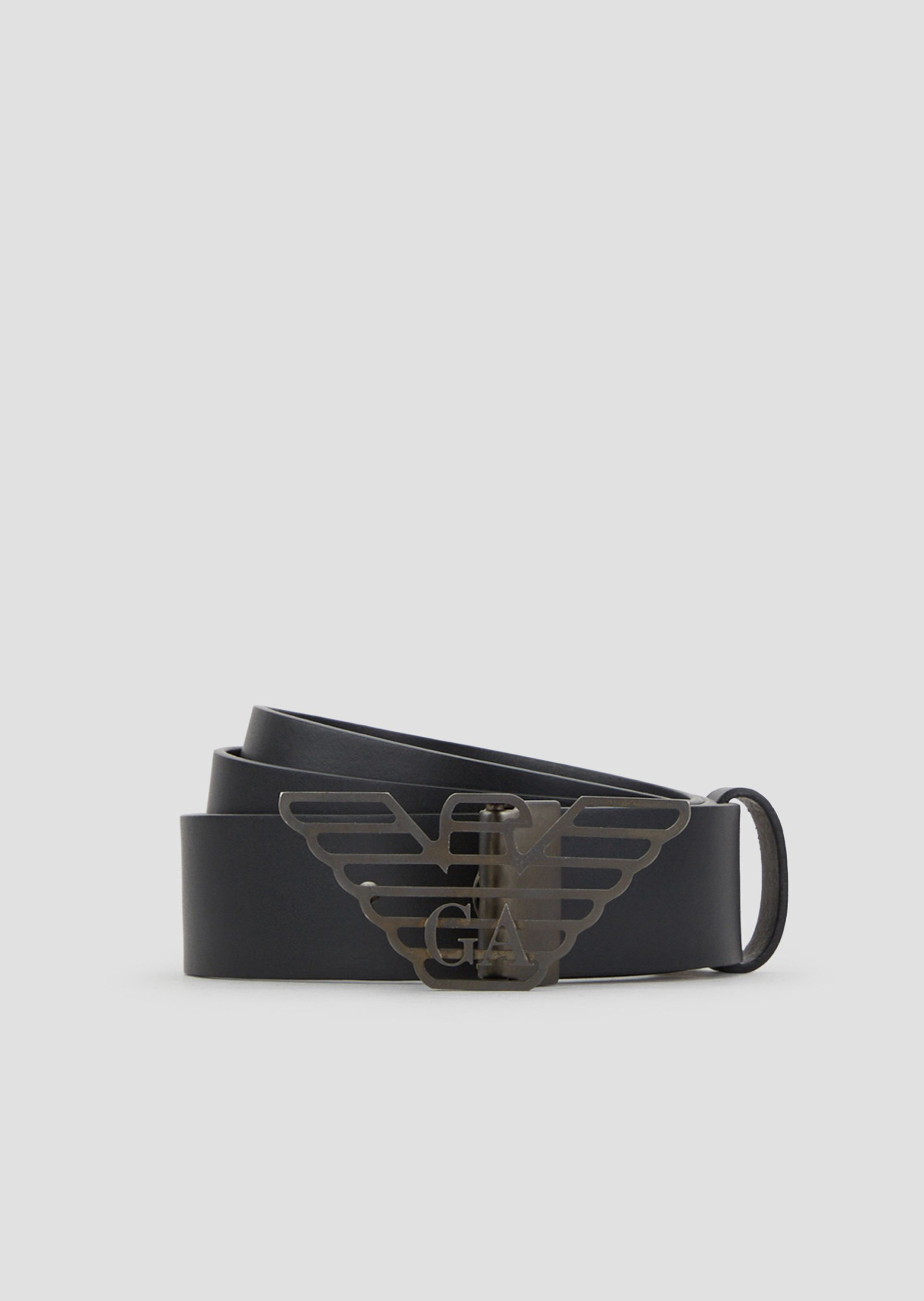 black armani belt