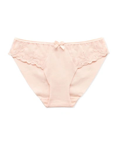 Simone Perele Women's Andora Cotton Bikini Underwear In Blush