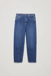 Cos Tapered Leg Jeans In Mid Blue