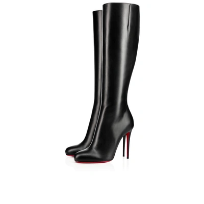 Christian Louboutin Fifi Botta 100 Black Leather - Women Shoes - | ModeSens