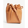 Mansur Gavriel Mini Mini Leather Bucket Bag In Camemello / Sun