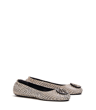 printed ballet flats