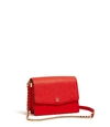 Tory Burch Robinson Convertible Shoulder Bag In Red