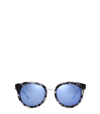 Tory Burch Panama Sunglasses In Blue