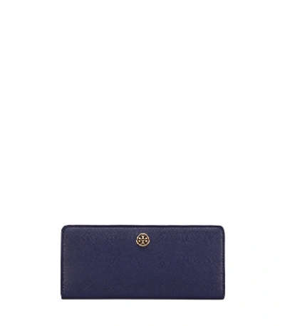 Tory Burch Schmale Robinson Geldb ¶rse In Royal Navy