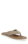 Vince Men's Dean Suede Thong Sandal In Flint