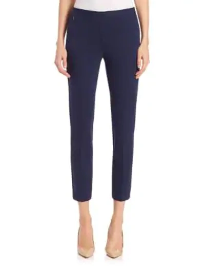 Kobi Halperin Double-knit Alexandra Pants In Midnight Blue