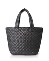 Mz Wallace Medium Metro Tote In Magnet Gray