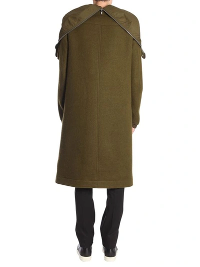 Rick Owens Mega Hood Parka In Green