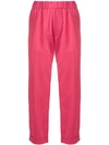 Barena Venezia Tailored Cropped Trousers In Pink
