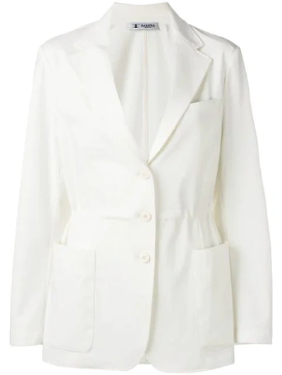 Barena Venezia Tailored Structured Blazer In White