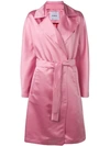 Ainea Belted Coat In Pink