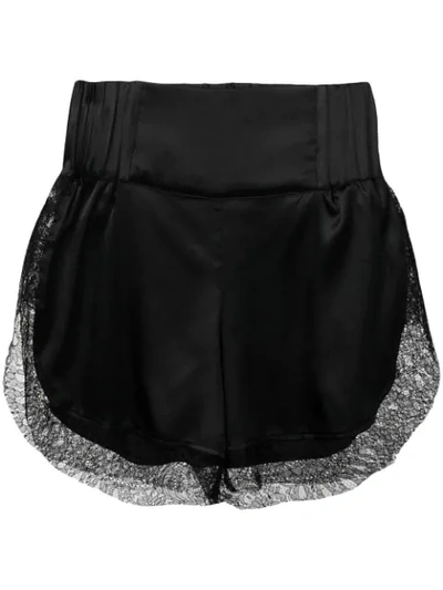 Almaz Lace Shorts In Black