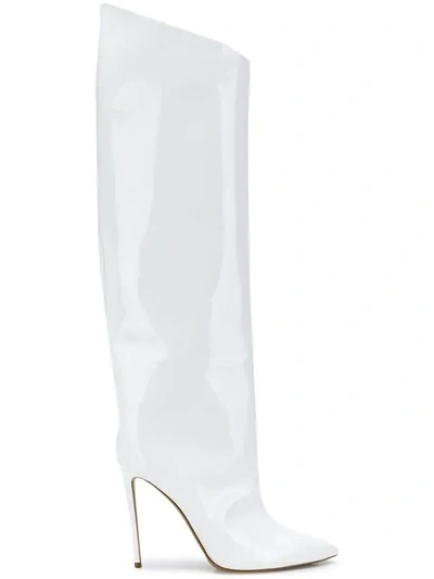 Alexandre Vauthier Alex Knee-high Boots In White