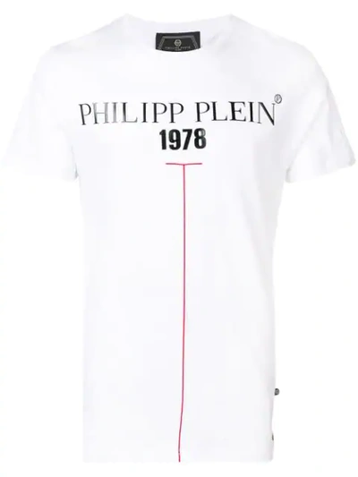 Philipp Plein Logo T-shirt In White