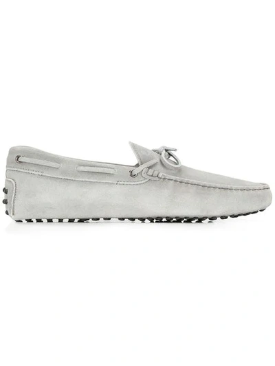 Tod's Gommino Loafers In Grey