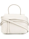 Tod's Small Wave Tote In White