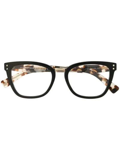 Valentino Garavani Square-frame Glasses In Black
