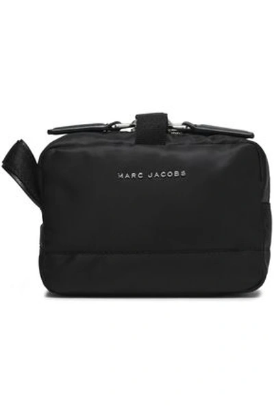 Marc Jacobs Leather-trimmed Shell Cosmetics Case In Black