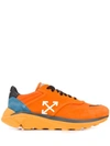 Off-white Jogger Runner Suede And Shell Trainers In 1901 Orange White
