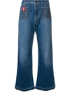 Philosophy Di Lorenzo Serafini Mid-rise Cropped Jeans - Blue